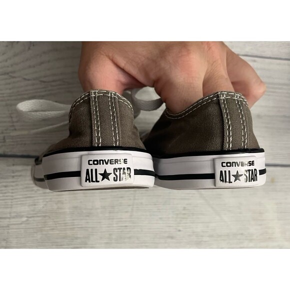 Taupe Tan Converse All Stars Toddler Shoes, Size 9 - Picture 4 of 5